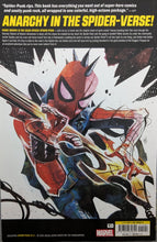 Load image into Gallery viewer, Spider-Punk Vol 1: Battle Of The Banned Trade Paperback Back Cover Art by Mike Del Mundo
