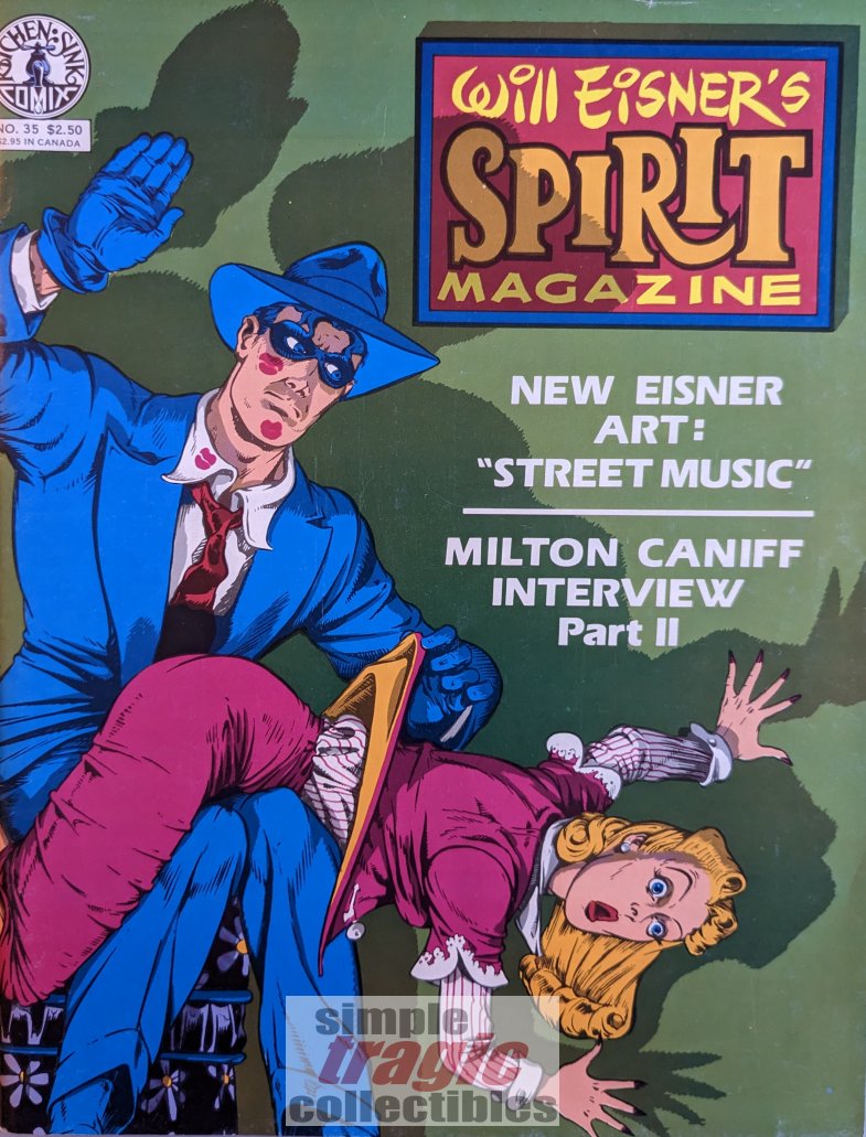 Will Eisner's Spirit Magazine #35 Cover Art by Will Eisner