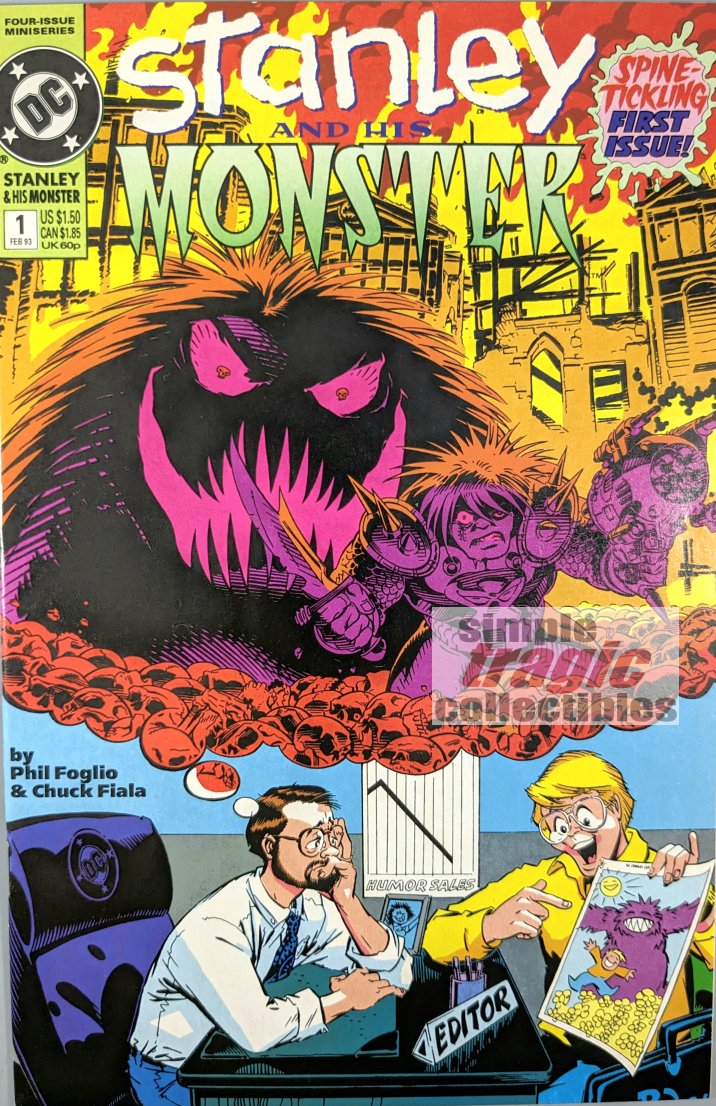 Stanley And His Monster #1 Comic Book Cover Art by Phil Foglio