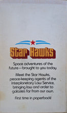 Load image into Gallery viewer, Star Hawks Paperback Back Cover Art

