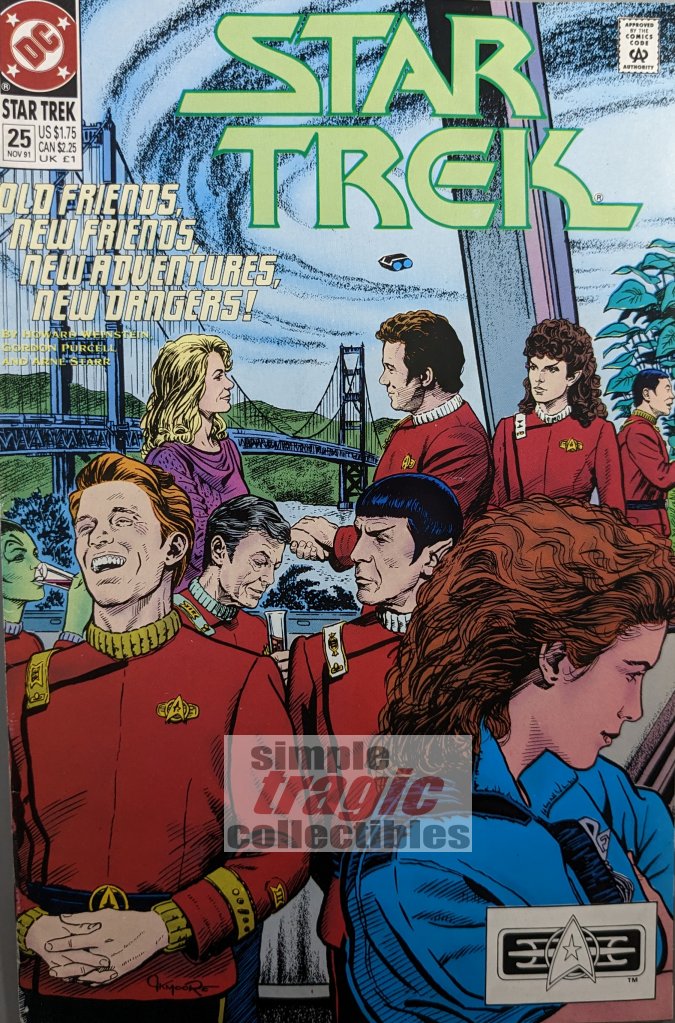 Star Trek #25 Comic Book Cover Art