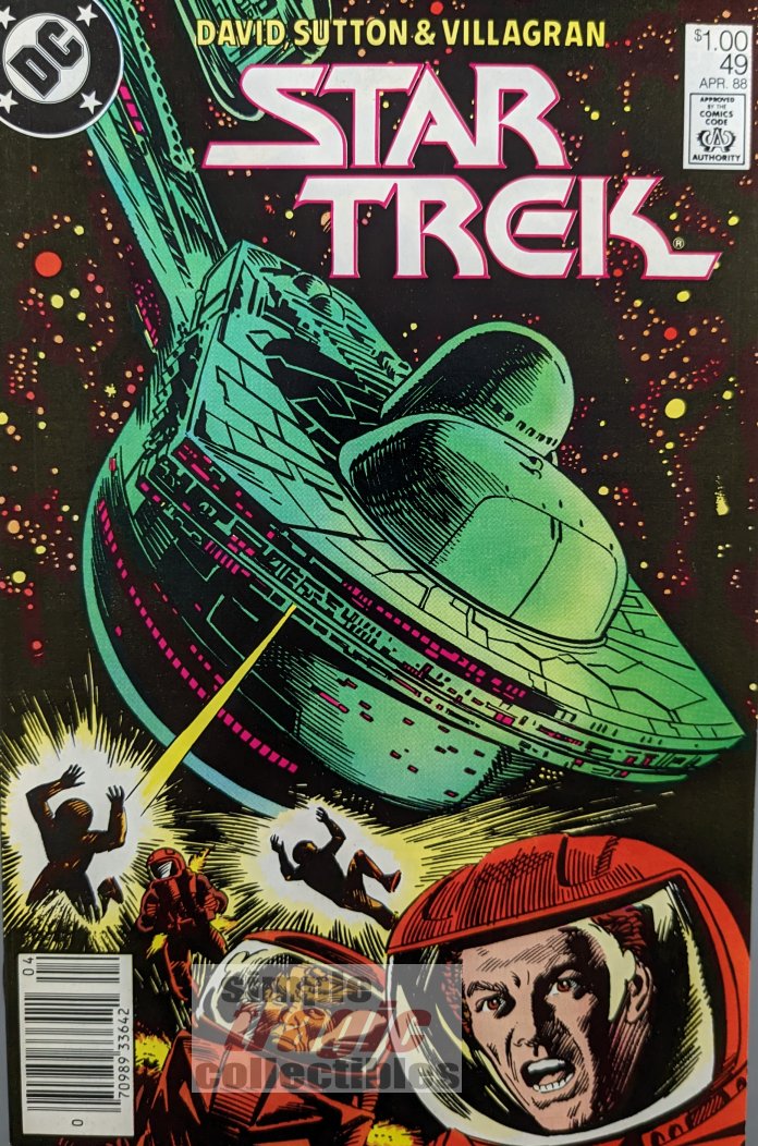 Star Trek #49 Comic Book Cover Art