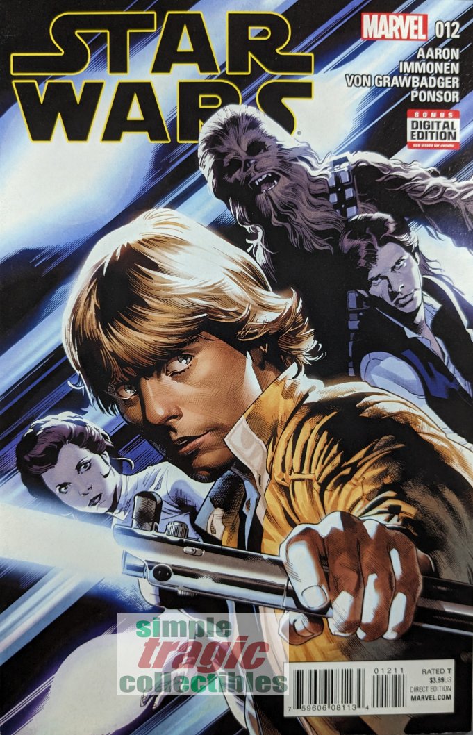 Star Wars #12 Comic Book Cover Art by Stuart Immonen