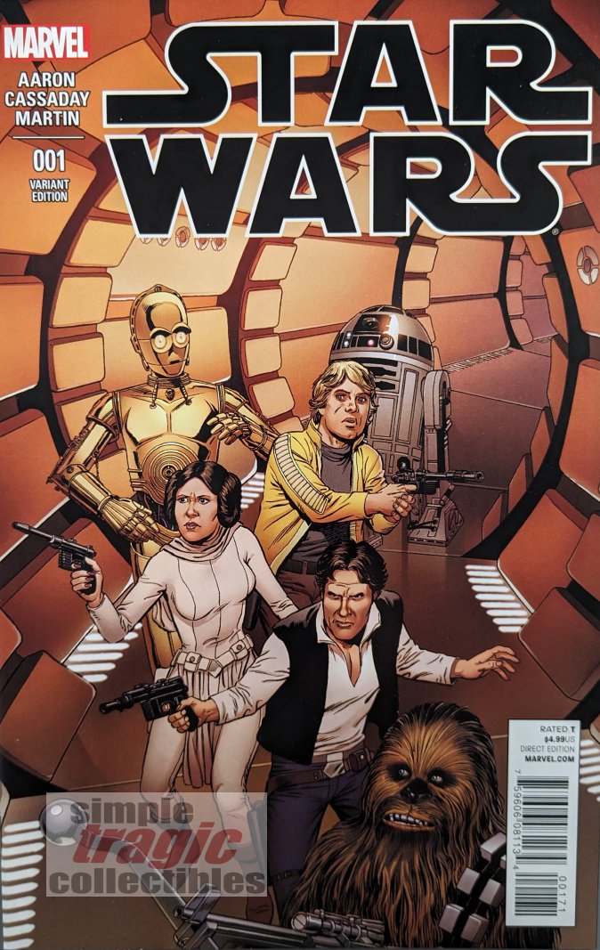 Star Wars #1 Comic Book Cover Art by Bob McLeod