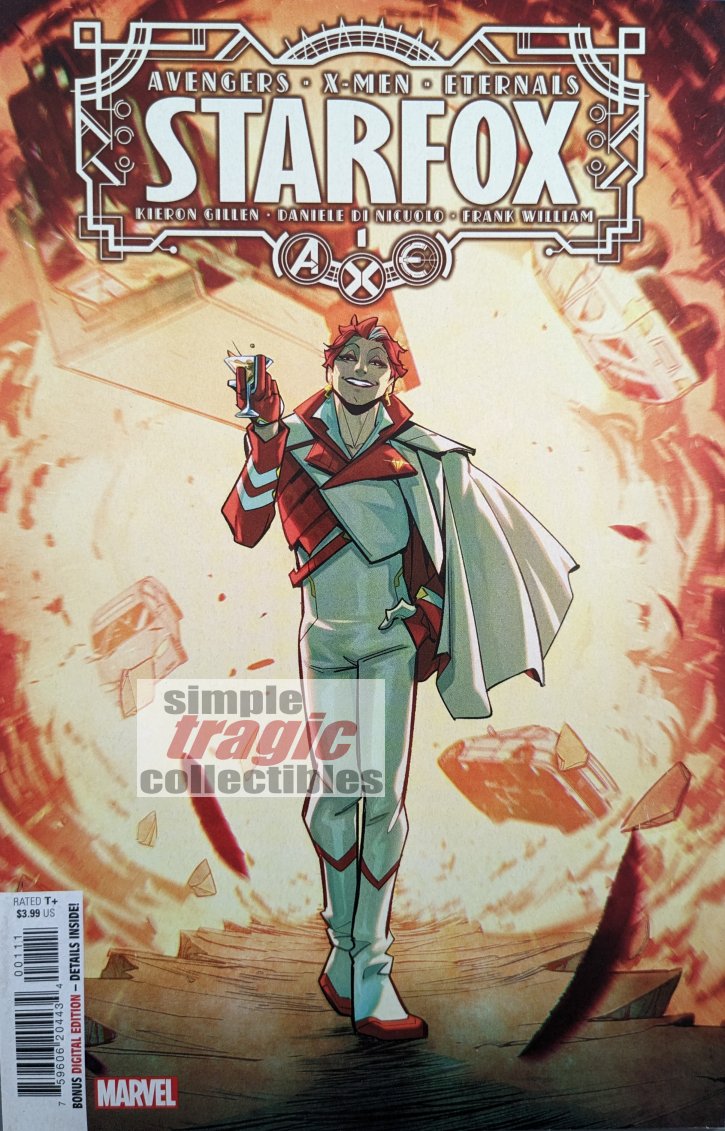 A.X.E.: Starfox #1 Comic Book Cover Art by Daniele Di Nicuolo