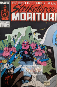 Strikeforce Morituri #21 Comic Book Cover Art by Mike Mignola