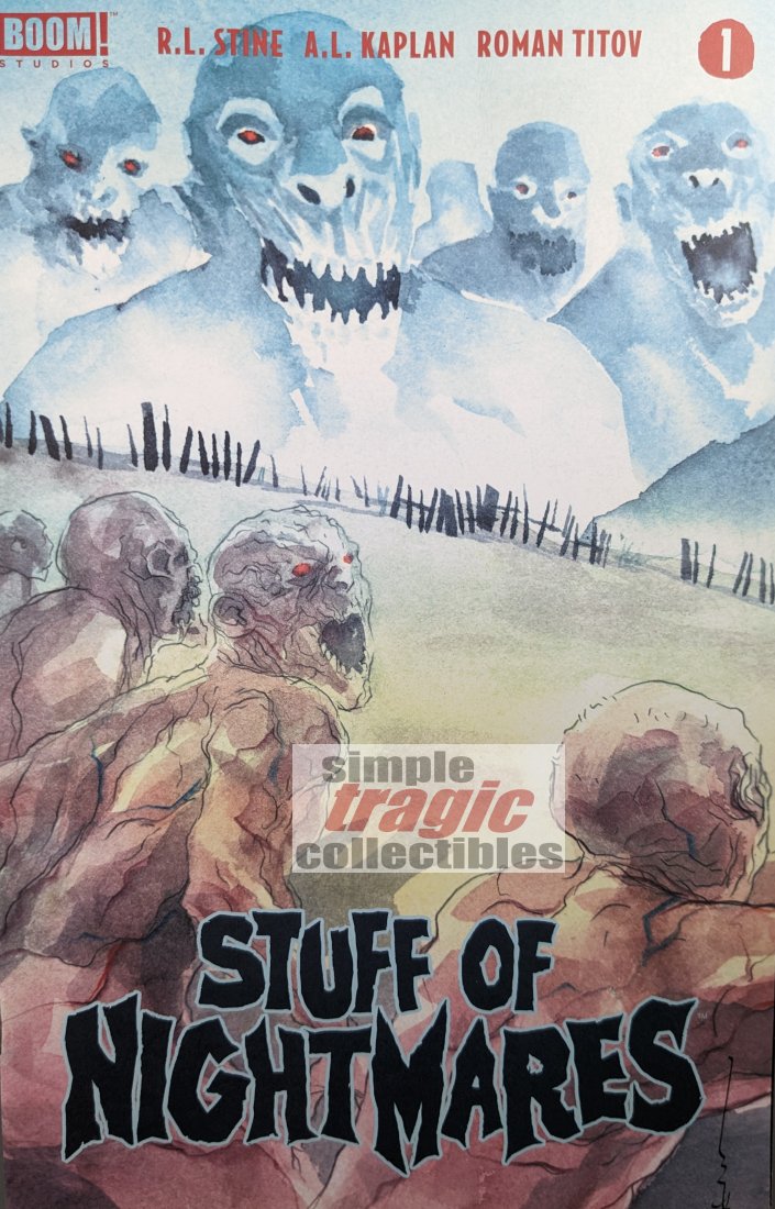 Stuff Of Nightmares #1 Comic Book Cover Art by Dustin Nguyen