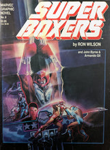 Load image into Gallery viewer, Super Boxers (1983) Marvel Graphic Novel #8 Cover Art by Bill Sienkiewicz
