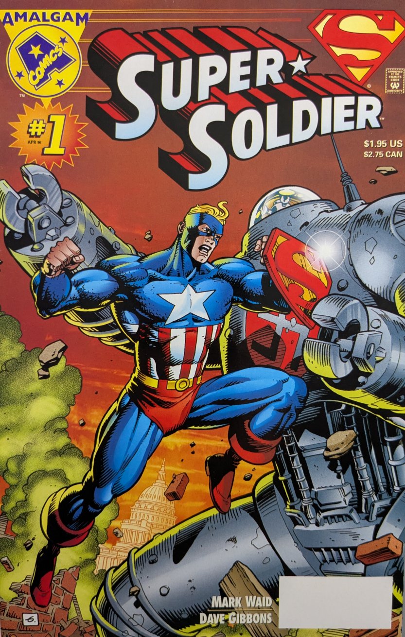 Super Soldier #1 Comic Book Cover Art by Dave Gibbons