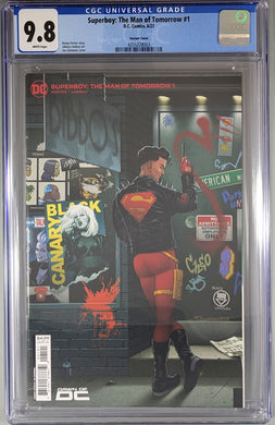 Superboy: The Man Of Tomorrow (2023) #1 CGC 9.8 Comic Book Cover Art by Joe Quinones