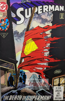 Superman #75 2nd Print Comic Book Cover Art