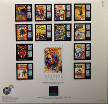 Load image into Gallery viewer, Superman: The First Fifty Years 1988 Calendar Back Cover Art

