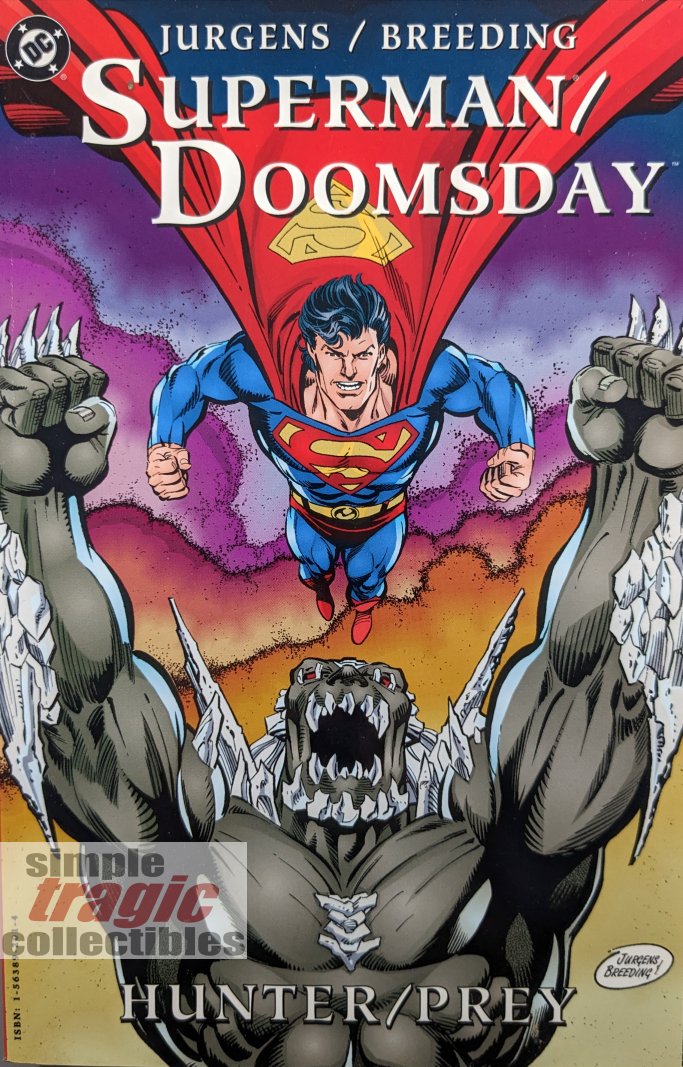 Superman / Doomsday: Hunter / Prey TPB Cover Art by Dan Jurgens