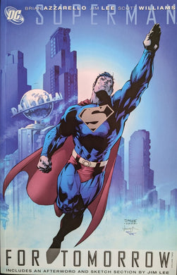 Superman: For Tomorrow Volume Two TPB Comic Book Cover Art by Jim Lee