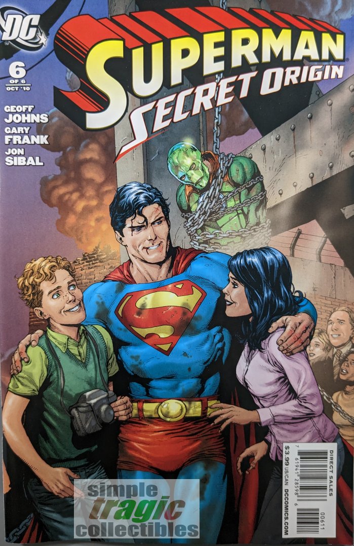 Superman: Secret Origin #6 Comic Book Cover Art by Gary Frank