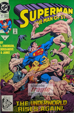 Superman: The Man Of Steel #17 Comic Book Cover Art by Jon Bogdanove