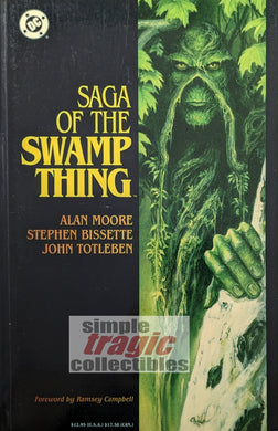 Saga Of The Swamp Thing Trade Paperback Cover Art by John Totleben