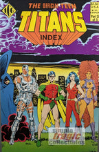 Load image into Gallery viewer, The Official Teen Titans Index #3 Comic Book Cover Art
