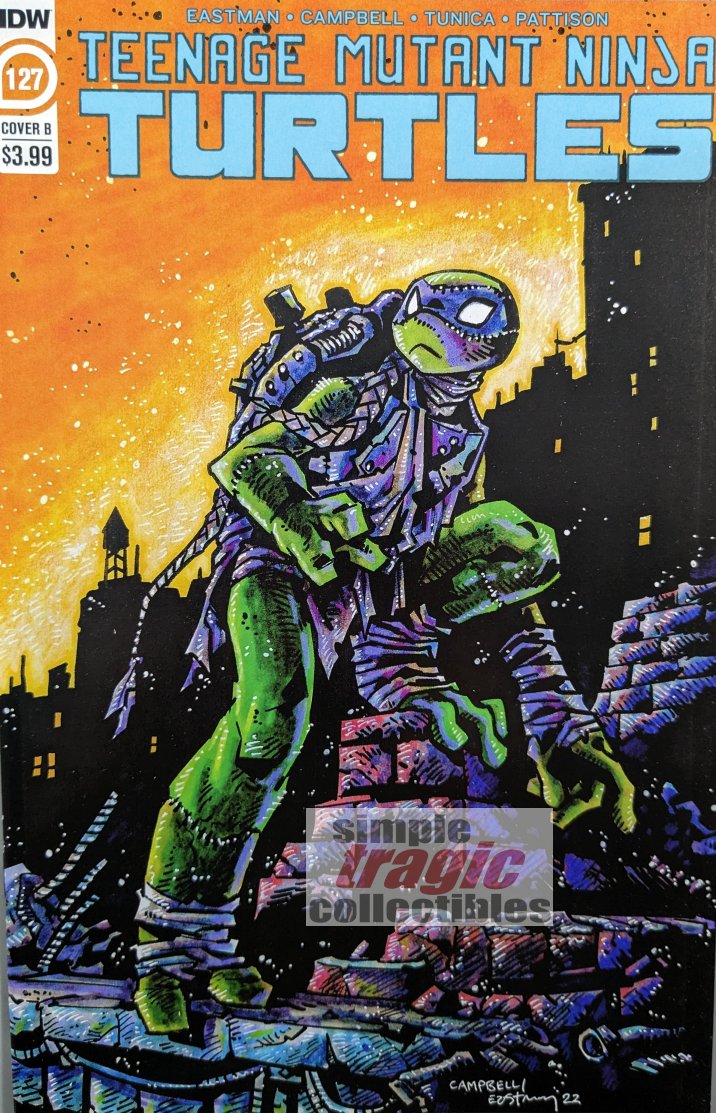 Teenage Mutant Ninja Turtles #127 Variant Comic Book Cover B Art by Sophie Campbell