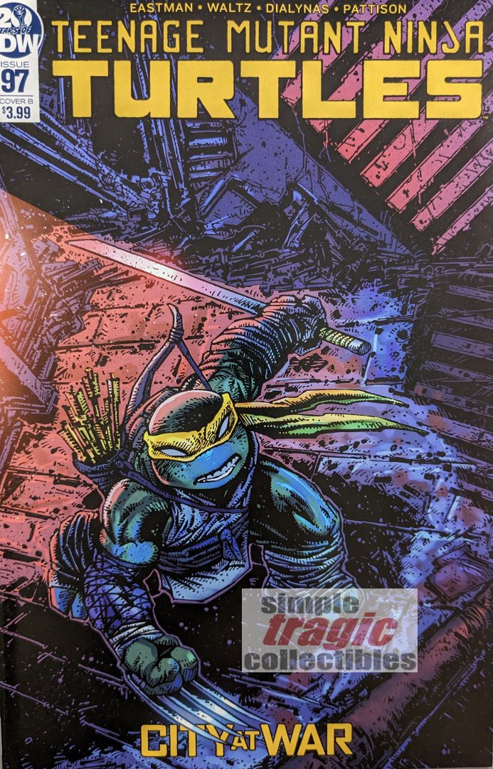 Teenage Mutants Ninja Turtles #97 Comic Book Cover Art by Kevin Eastman