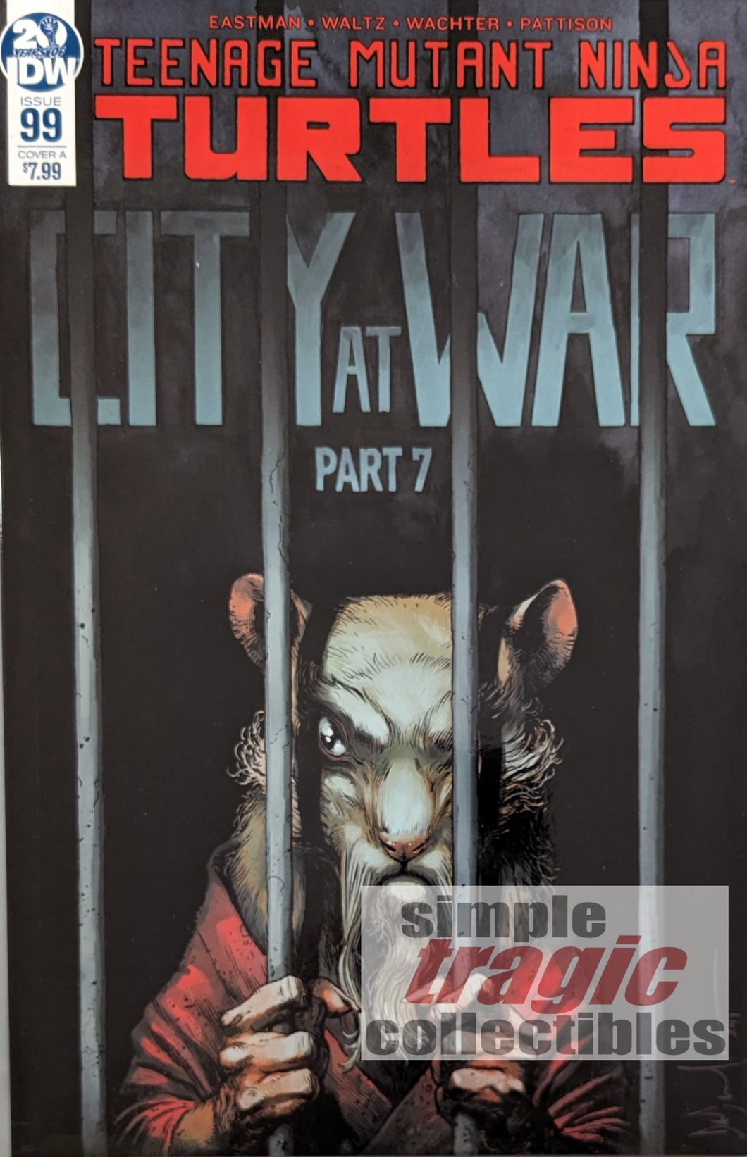 Teenage Mutants Ninja Turtles #99 Comic Book Cover Art by Dave Wachter