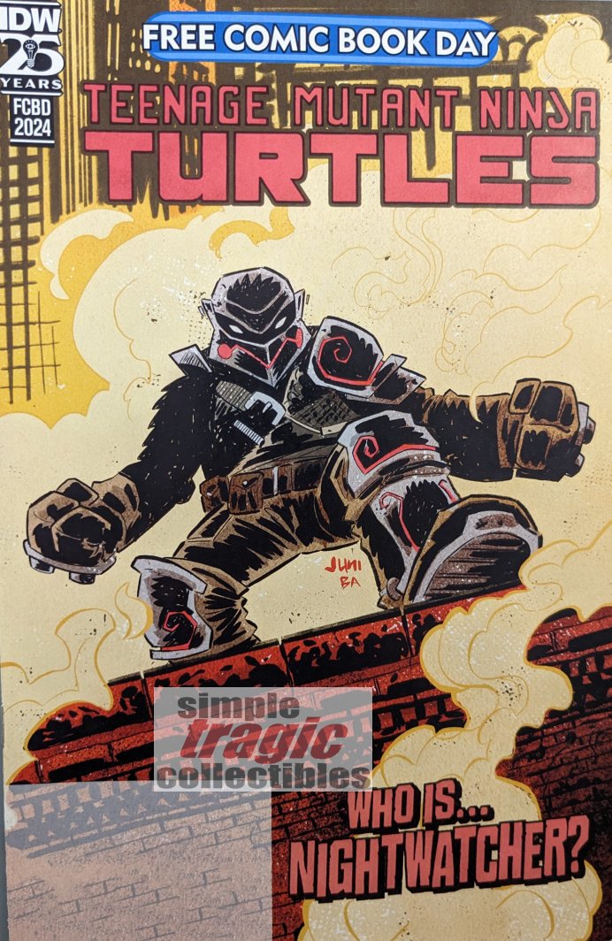 Teenage Mutant Ninja Turtles FCBD 2024 Comic Cover by Juni Ba