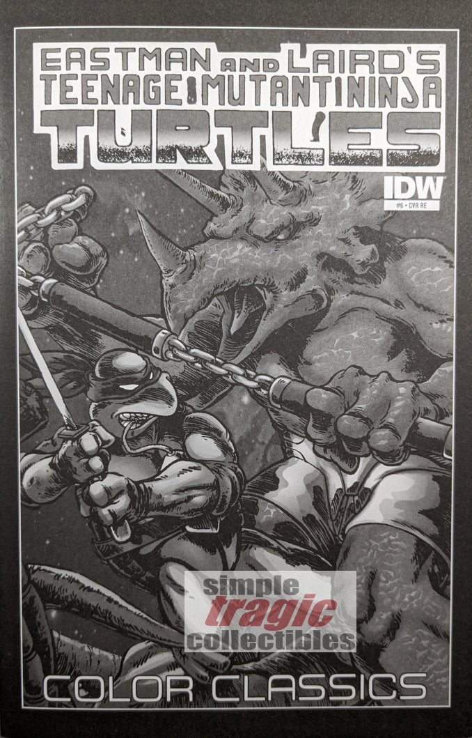 Teenage Mutant Ninja Turtles: Color Classics #6 Comic Book Cover Art by Kevin Eastman