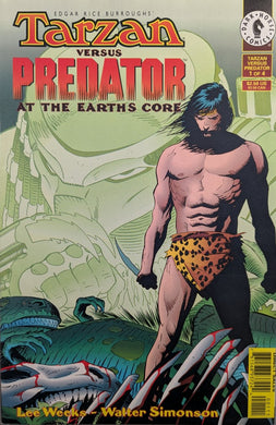 Tarzan Vs. Predator At The Earth's Core #1 Comic Book Cover Art by Lee Weeks
