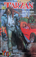 Load image into Gallery viewer, Tarzan The Warrior #1 Comic Book Back Cover Art
