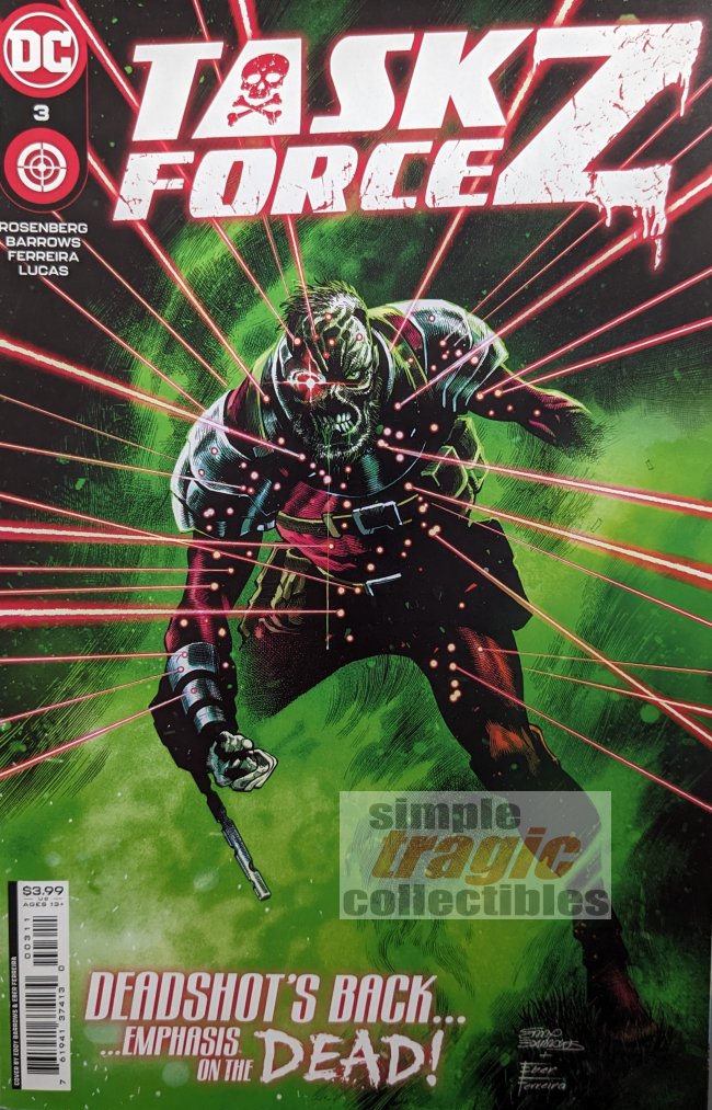 Task Force Z #3 Comic Book Cover Art