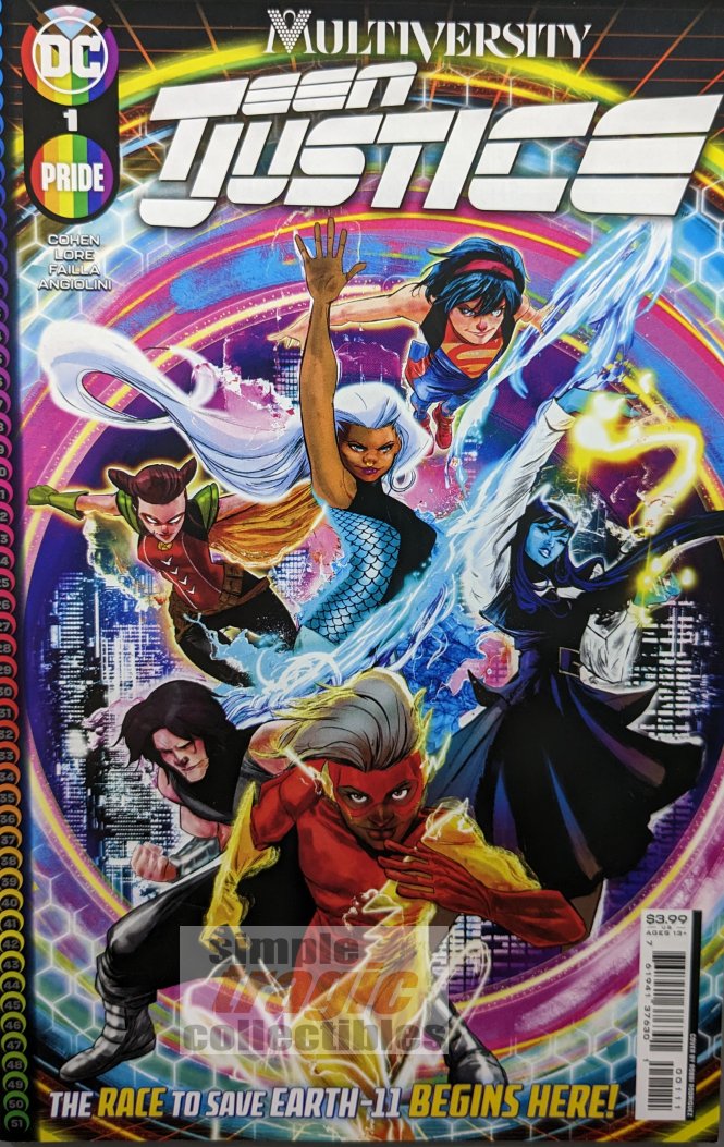 Multiversity: Teen Justice #1 Comic Book Cover Art