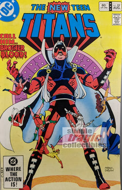 New Teen Titans #22 Comic Book Cover Art by George Perez