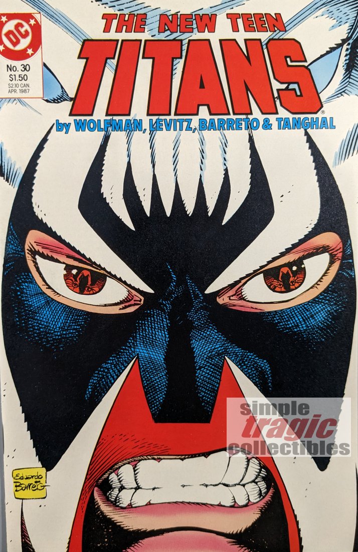 New Teen Titans #30 Comic Book Cover Art by Eduardo Barreto