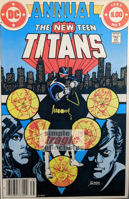 New Teen Titans Annual #2 Comic Book Cover Art by George Perez