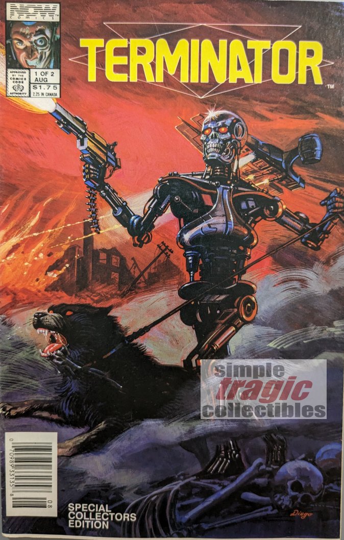 Terminator: All My Futures Past #1 Comic Book Cover Art BY Diego