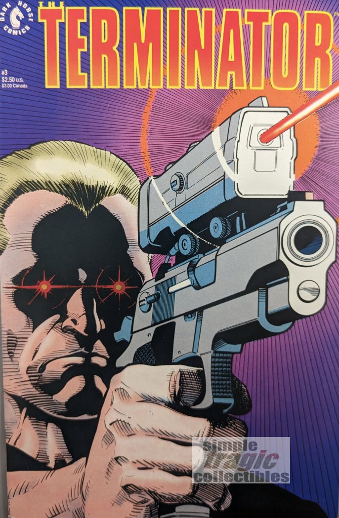 The Terminator #3 Comic Book Cover Art