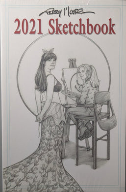 Terry Moore 2021 Sketchbook Trade Paperback Cover Art