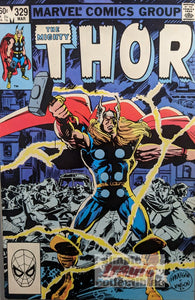 Thor #329 Comic Book Cover Art