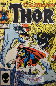 Thor #345 Comic Book Cover Art