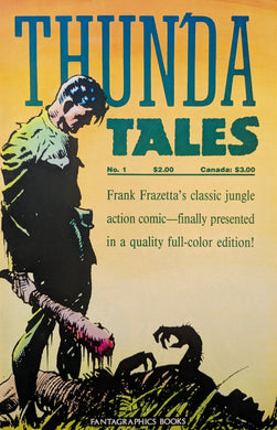 Frank Frazetta's Thun'da Tales #1 Comic Book Cover Art by Frank Frazetta