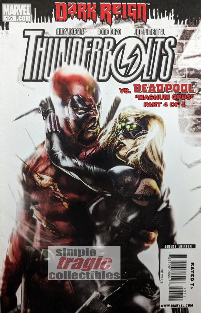 Thunderbolts #131 Comic Book Cover Art by Francesco Mattina