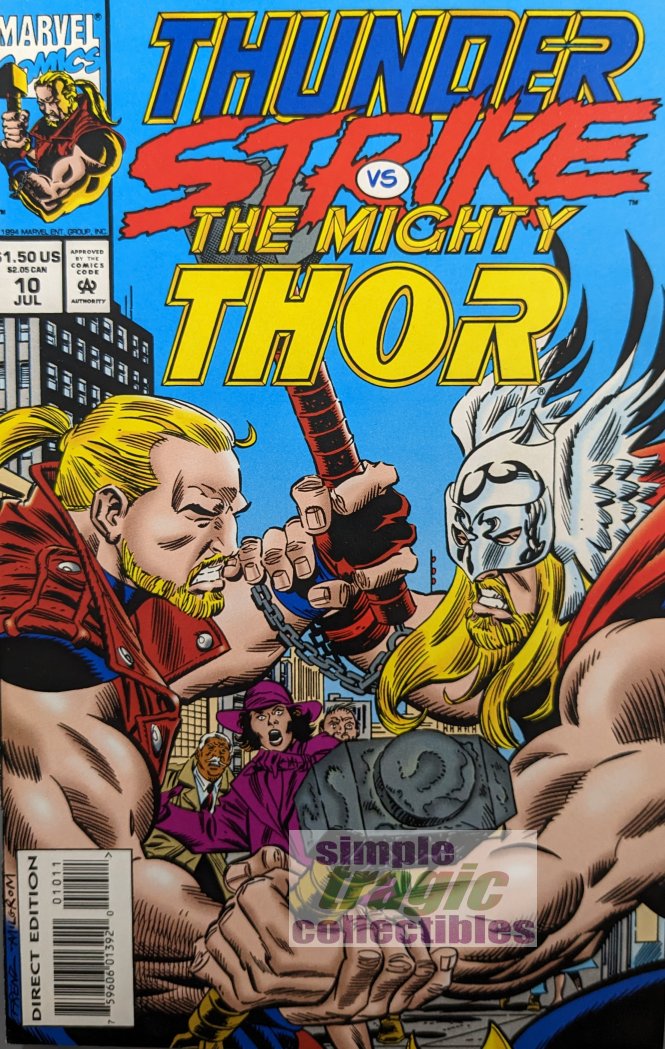 Thunderstrike #10 Comic Book Cover Art