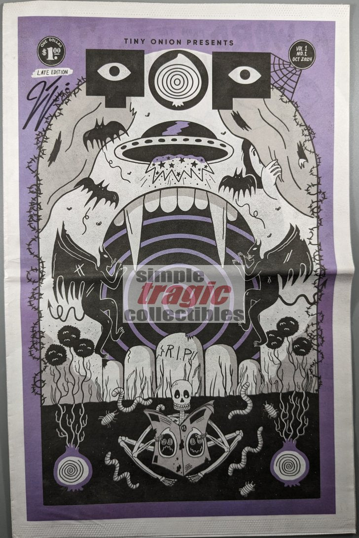 Tiny Onion Presents #1 Comic Book Cover Art by Courtney Menard