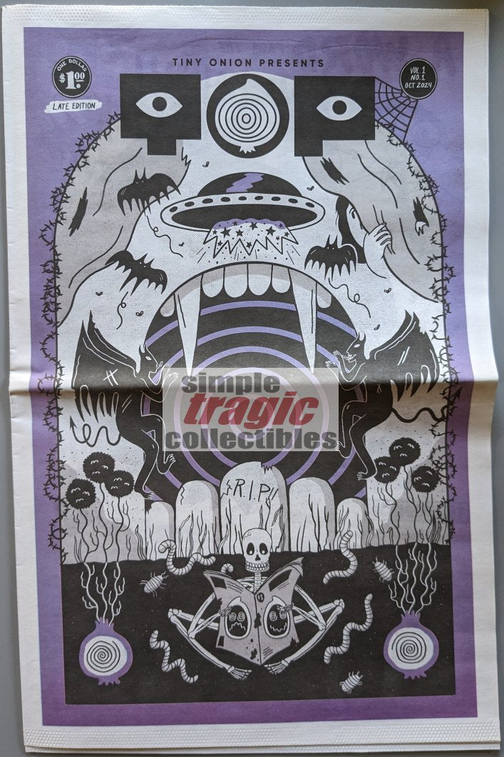 Tiny Onion Presents #1 Comic Book Cover Art by Courtney Menard