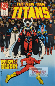 New Teen Titans #29 Comic Book Cover Art by Eduardo Barreto