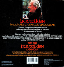 Load image into Gallery viewer, THE 1985 J.R.R. TOLKIEN 12 Month Calendar Back Cover Art
