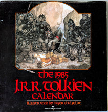 Load image into Gallery viewer, THE 1985 J.R.R. TOLKIEN 12 Month Calendar Front Cover Art
