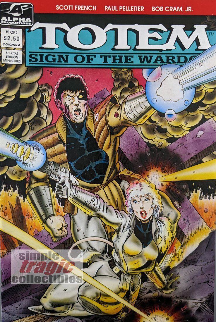 Totem: Sign Of The Wardog #1 Comic Book Cover Art by Paul Pelletier