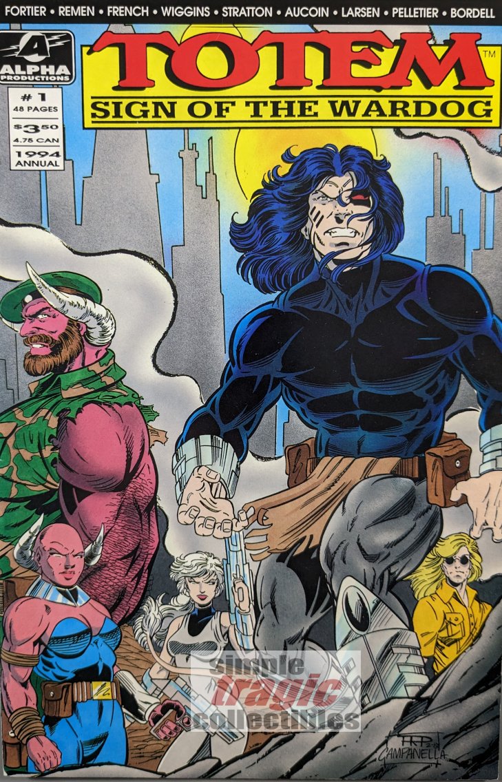 Totem: Sign Of The Wardog Annual #1 Comic Book Cover Art by Paul Pelletier