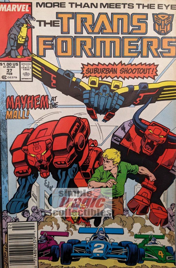 Transformers #37 Comic Book Cover Art by Jose Delbo